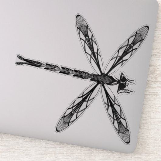 Dragon Fly from Shifter: A Zie and Dax Novel Aufkleber (Detail)