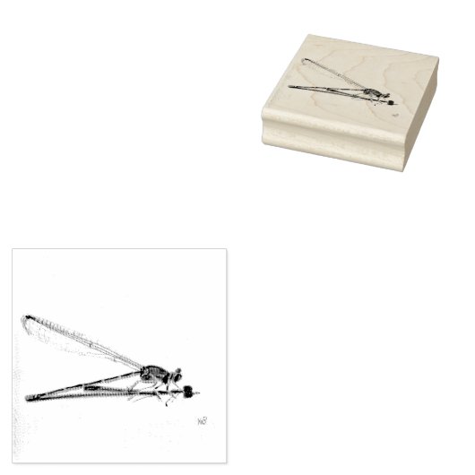 Dragon Fly Gummistempel (Stempel)