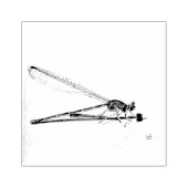 Dragon Fly Gummistempel (Prägung)