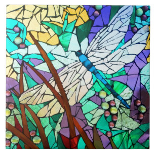 dragon-fly, Libelle, Fliese