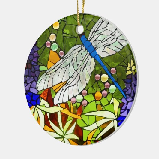 dragon-fly, Libelle, Keramik Ornament (Links)