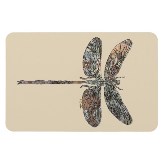 Dragon Fly Magnet (Horizontal)