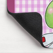 Dragon Fly on Pink Gingham Mousepad (Ecke)