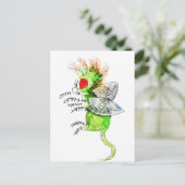Dragon Fly Postcard Postkarte (Stehend Vorderseite)