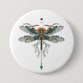 Dragon Fly Tattoo Button (Vorderseite)