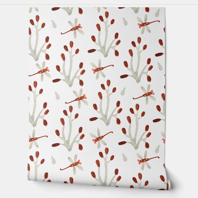 Dragon Fly Wallpaper Decor Tapete (Abrollen)