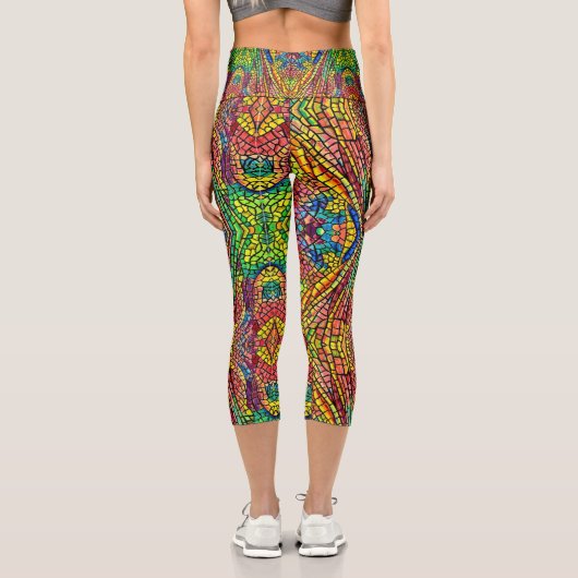 Dragon Fly Wing Capri Leggings (Rückseite)