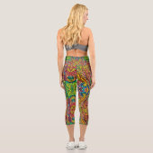 Dragon Fly Wing Capri Leggings (Rückseite)