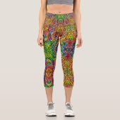 Dragon Fly Wing Capri Leggings (Vorderseite)