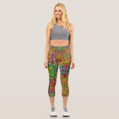 Dragon Fly Wing Capri Leggings (Vorderseite)