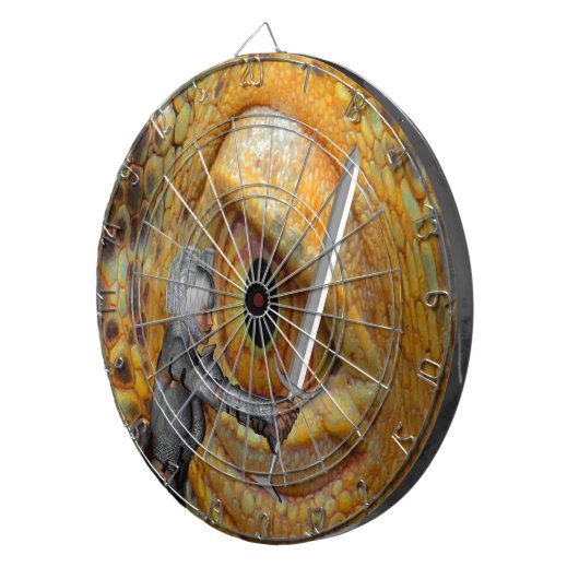 Dragon Folk Tale Dartscheibe (Vorderseite rechts)