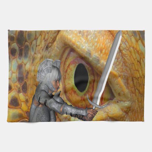 Dragon Folk Tale Handtuch (Horizontal)