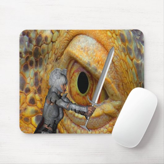 Dragon Folk Tale Mousepad (Mit Mouse)