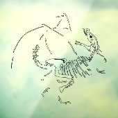 Dragon Fossils Fensteraufkleber (Blatt 3)