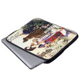 Dragon Fountain Neopren Laptop Schlauch 15 Zoll Laptopschutzhülle (Vorne Knopf)