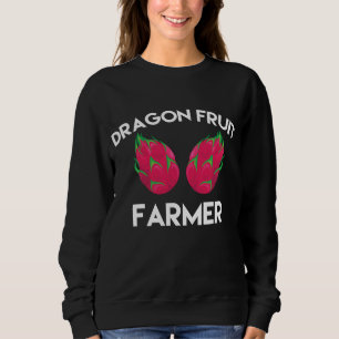 Dragon Frucht Bauer Outfit Liebe Tropisches Essen Sweatshirt