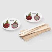 Dragon Frucht Cartoon Illustration Fächer (Non-assembled)