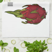 Dragon Frucht Cartoon Illustration Geschirrtuch (Gefaltet)