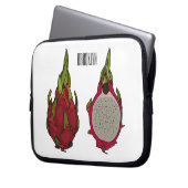 Dragon Frucht Cartoon Illustration Laptopschutzhülle (Vorderseite Links)