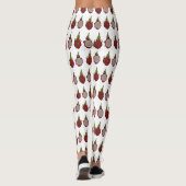 Dragon Frucht Cartoon Illustration Leggings (Rückseite)