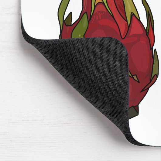 Dragon Frucht Cartoon Illustration Mousepad (Ecke)