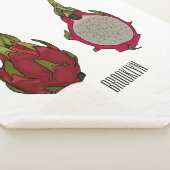 Dragon Frucht Cartoon Illustration Sherpadecke (3/4)