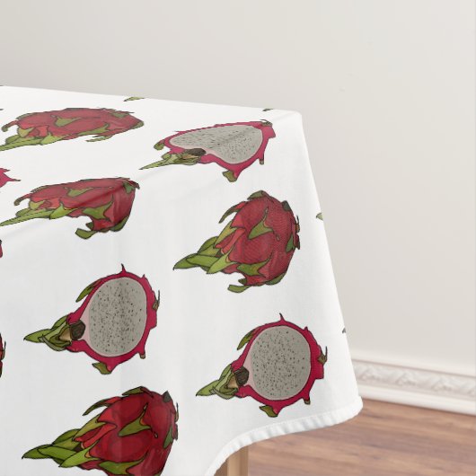 Dragon Frucht Cartoon Illustration Tischdecke (Beispiel)