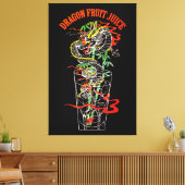 Dragon Fruchtsaft Leinwanddruck (Insitu (Wohnzimmer))