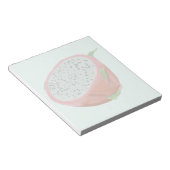 Dragon Fruit Blue Notepad Notizblock (angewinkelt)