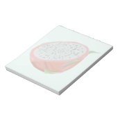 Dragon Fruit Blue Notepad Notizblock (Rotiert)