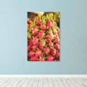 Dragon Fruit | Can Duoc Market Leinwanddruck (Insitu (Holzboden))