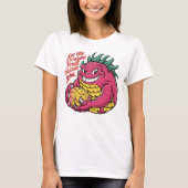 Dragon Fruit Character Genießen eine geschmackvoll T-Shirt (Vorderseite)