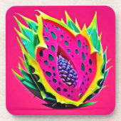 Dragon Fruit Dream Getränkeuntersetzer (Vorderseite)