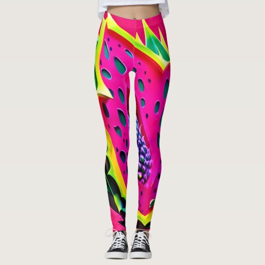 Dragon Fruit Dream Leggings (Vorderseite)