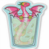 Dragon Fruit Drink Sticker (Vorderseite)
