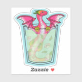 Dragon Fruit Drink Sticker (Blatt)