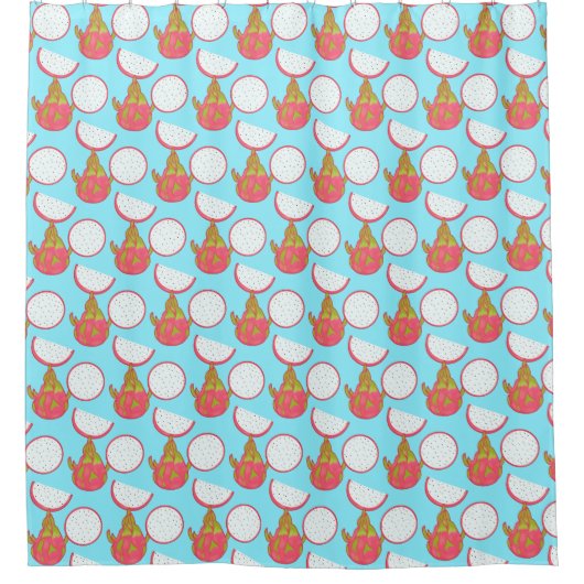 Dragon Fruit Duschvorhang (Vorderseite)