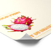 Dragon Fruit | Frucht Du Dragon French Fruit Poste Poster (Ecke)