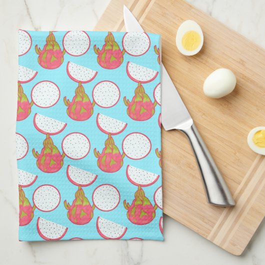 Dragon Fruit Geschirrtuch (Viertel Falte)