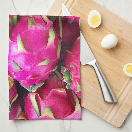 Dragon Fruit Geschirrtuch (Viertel Falte)