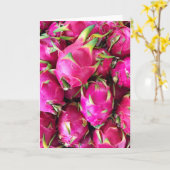 Dragon Fruit Karte (Gelbe Blume)