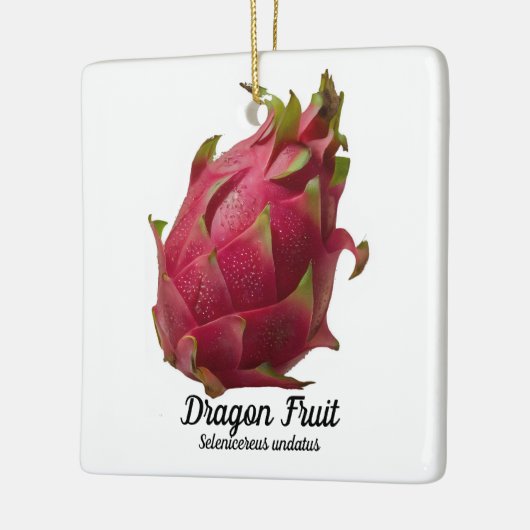 Dragon Fruit Keramikornament (Links)