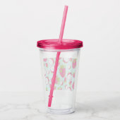 Dragon Fruit Pattern Acryltrinkbecher (Rückseite)