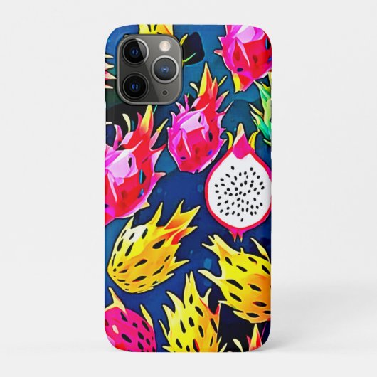 Dragon Fruit Pattern Art Case-Mate iPhone Hülle (Rückseite)