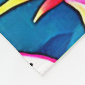 Dragon Fruit Pattern Art Fleecedecke (Ecke)