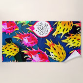 Dragon Fruit Pattern Art Strandtuch (Vorderseite)