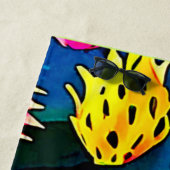 Dragon Fruit Pattern Art Strandtuch (Beispiel)