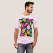 Dragon Fruit Pattern Art T-Shirt (Vorne ganz)