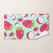 Dragon Fruit Pattern Badhandtuch Set (Handtuch)