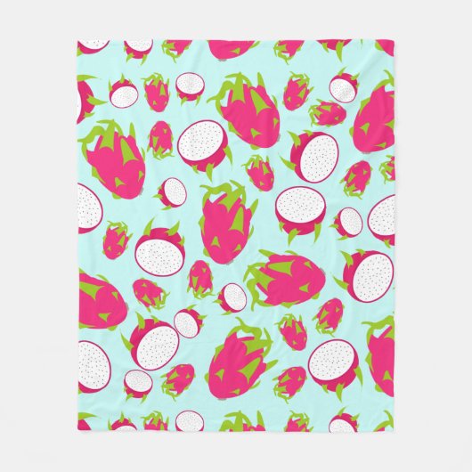 Dragon Fruit Pattern Fleecedecke (Vorderseite)